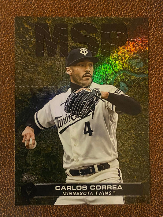 Carlos Correa - 2024 Topps Series 2 - City to City BLACK /299 - Twins