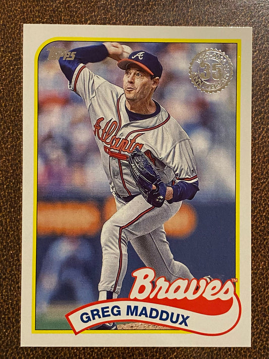 Greg Maddux - 2024 Topps Series1 - 1989 Inserts - Braves