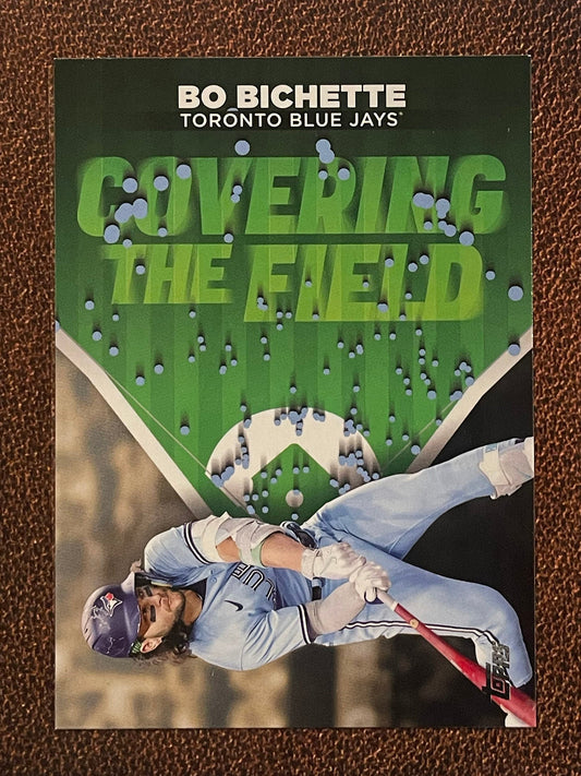 Bo Bichette - 2024 Topps Series 2 - Covering the Field Insert - Blue Jays