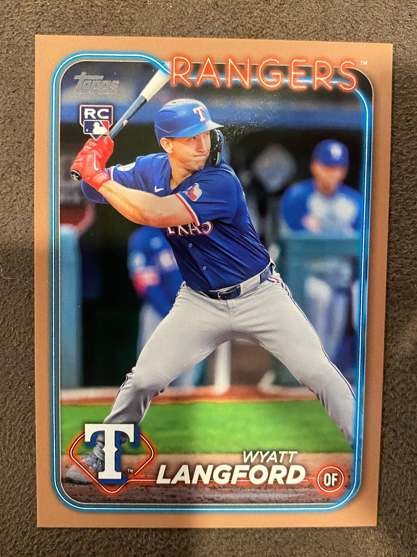 Wyatt Langford - 2024 Topps Update - Gold /2024 - Rangers