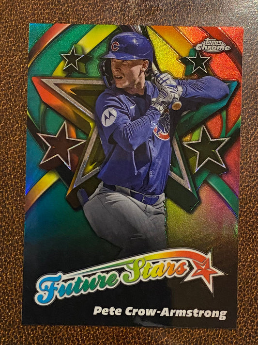 Pete Crow Armstrong - 2025 Topps Chrome - Future Stars - Cubs