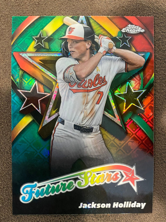 Jackson Holliday - 2025 Topps Chrome - Future Stars Logofractor - Orioles