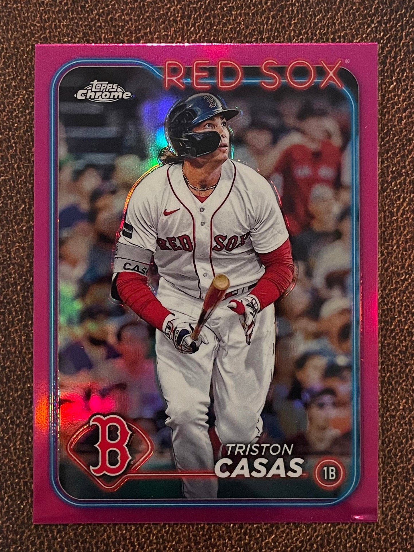 Triston Casas - 2024 Topps Chrome - Pink Refractor - Red Sox