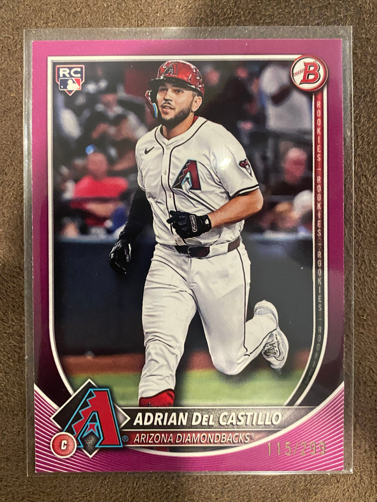Diamondbacks Paper Adrian Del Castillo - 2025 Bowman - Purple Paper /299 - Diamondbacks ...
