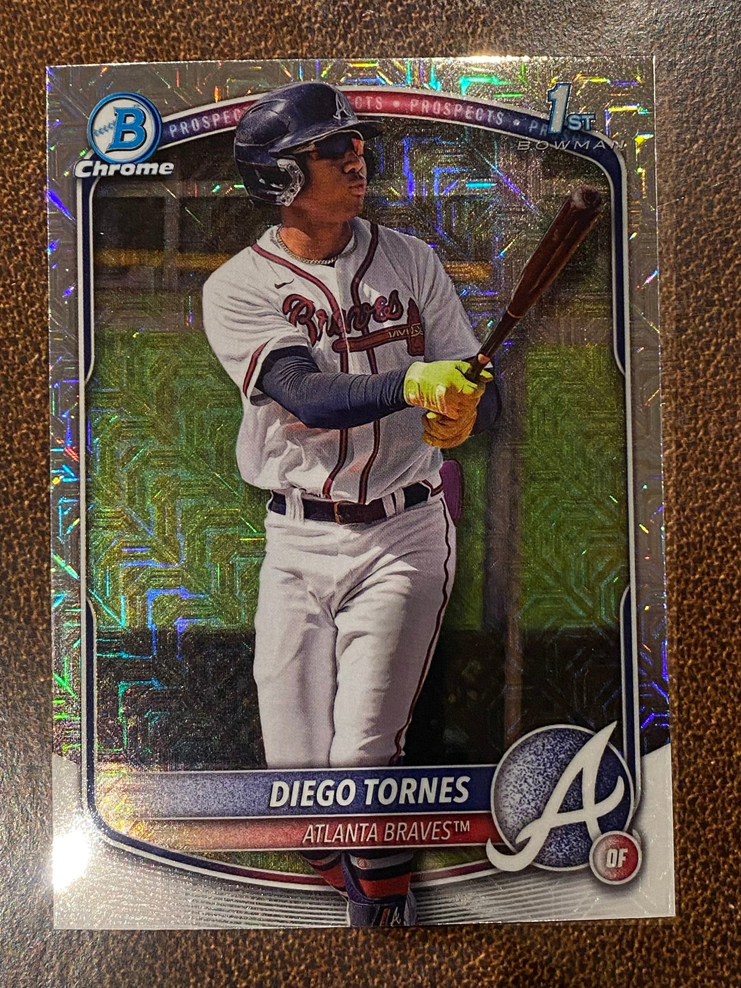 Diego Tornes - 2025 Bowman Chrome - 1st Mojo - Braves