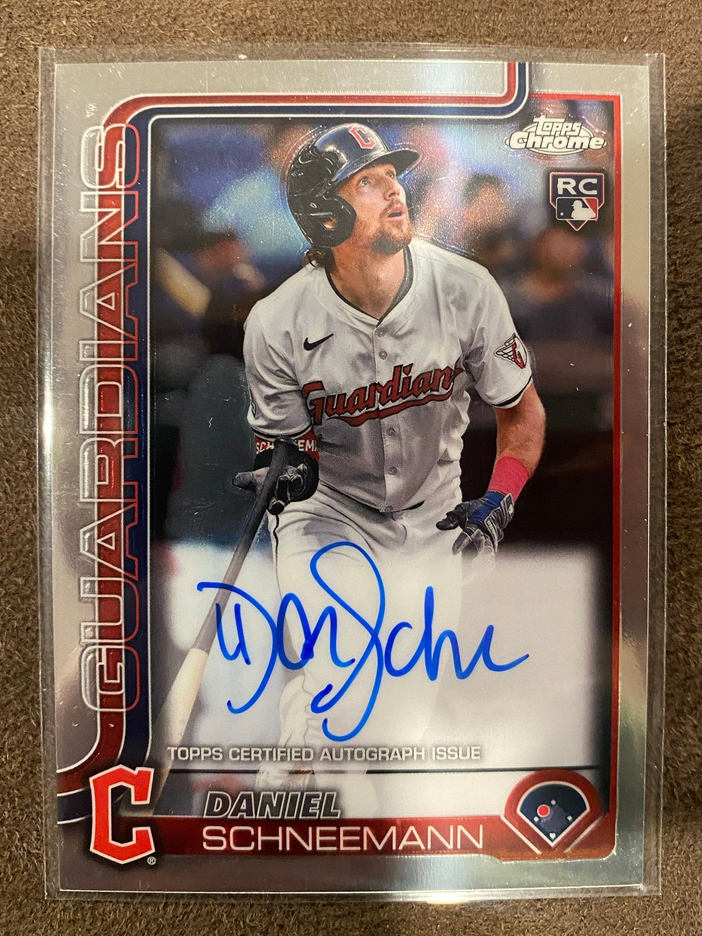 Daniel Schneemann - 2025 Topps Chrome - Rookie AUTO - Guardians