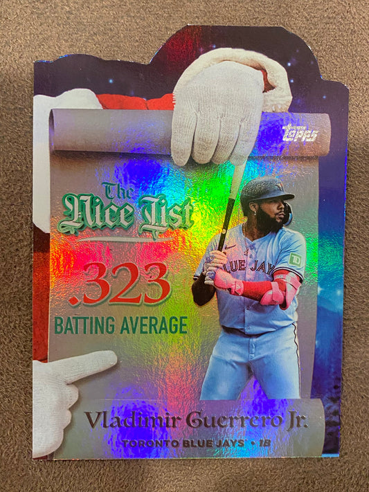 Vladimir Guerrero Jr. - 2025 Topps Holiday - The Nice List - Blue Jays