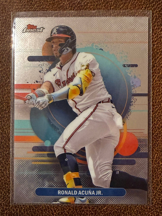 Ronald Acuna Jr. - 2025 Topps Finest - Uncommon Base - Braves