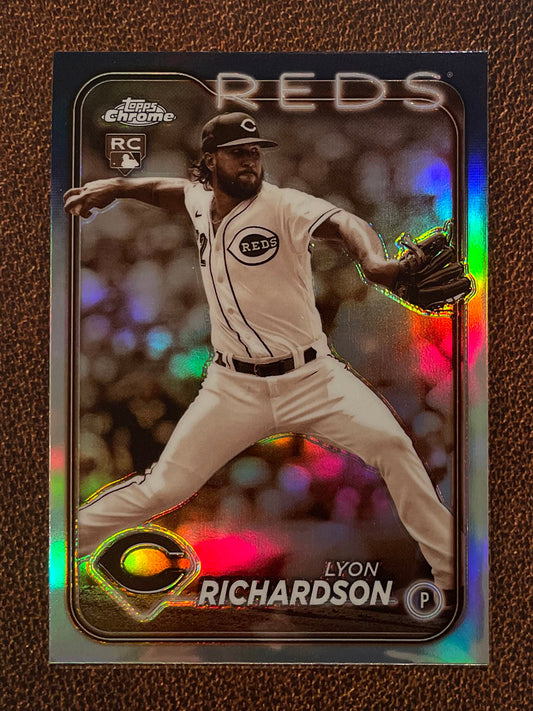 Lyon Richardson - 2024 Topps Chrome - Sepia Refractor - Reds