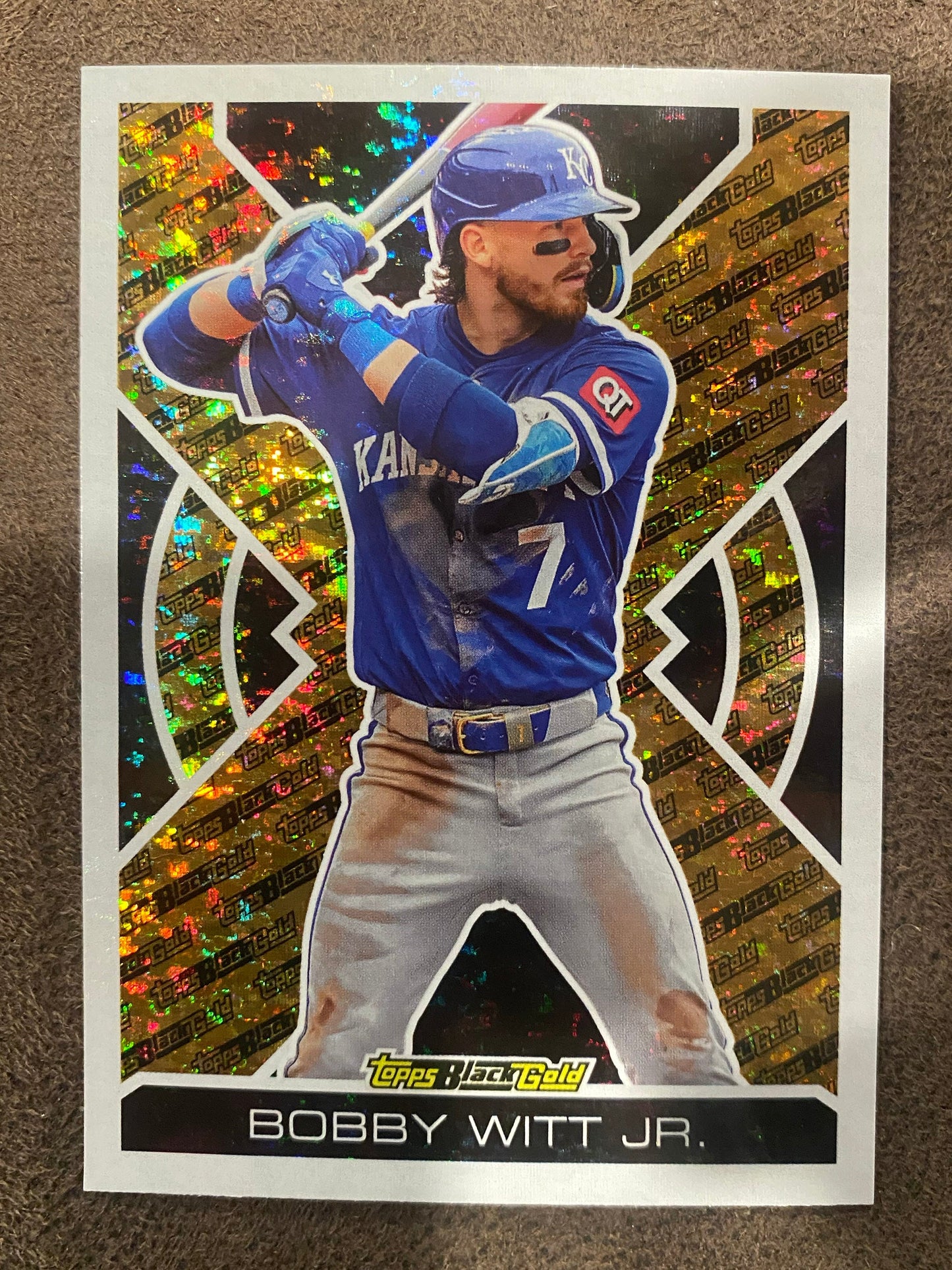 Bobby Witt Jr. - 2025 Topps Update - Black Gold Insert - Royals