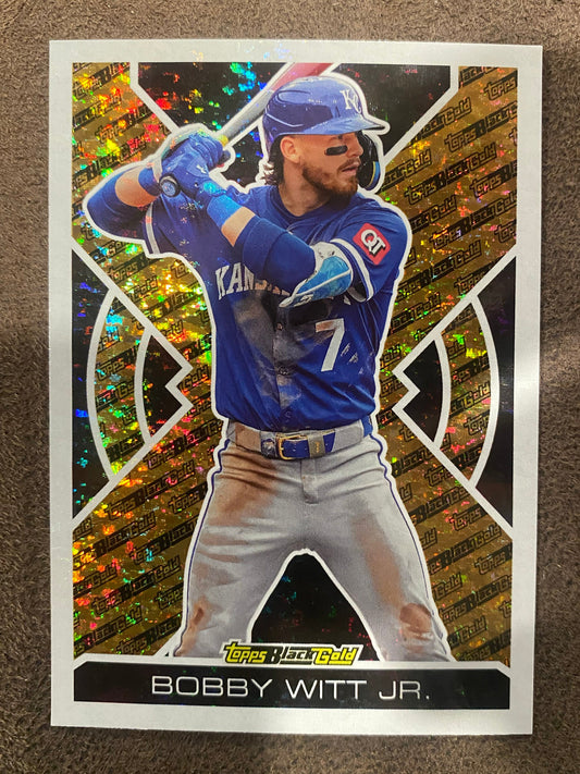 Bobby Witt Jr. - 2025 Topps Update - Black Gold Insert - Royals