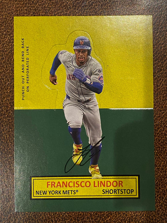 Francisco Lindor - 2025 Topps Archives - Stand Ups Insert - Mets