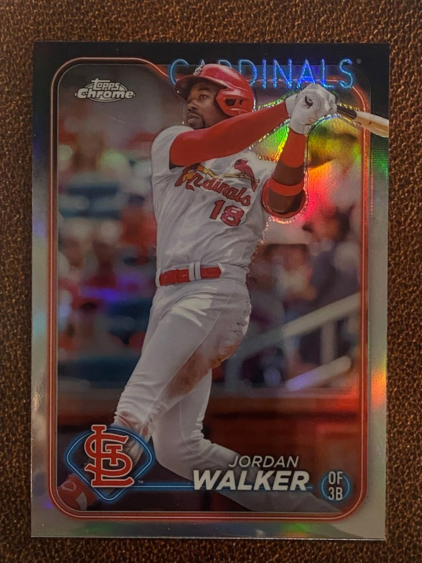 Jordan Walker - 2024 Topps Chrome - Refractor - Cardinals