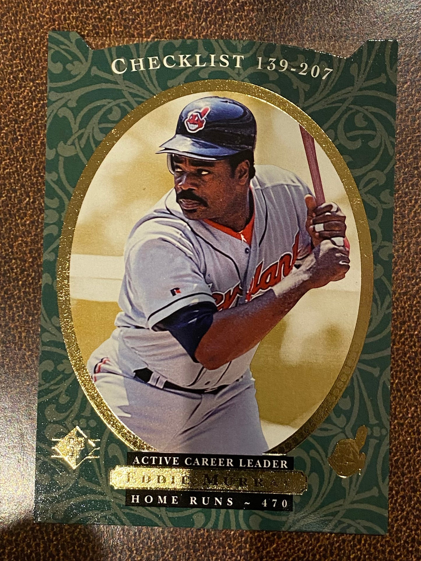 Eddie Murray - 1995 Upper Deck SP - Checklist Die Cut - Guardians