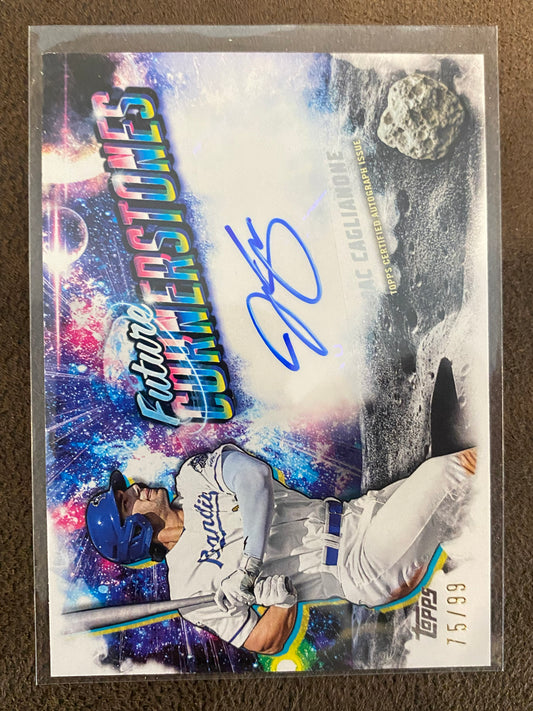 Jac Caglianone - 2025 Topps Pro Debut - Future Cornerstone AUTO /99 - Royals