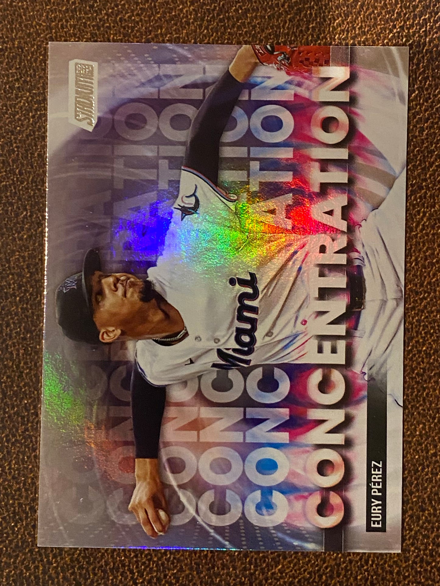 Eury Perez - 2025 Topps Stadium Club - Concentration Insert - Marlins
