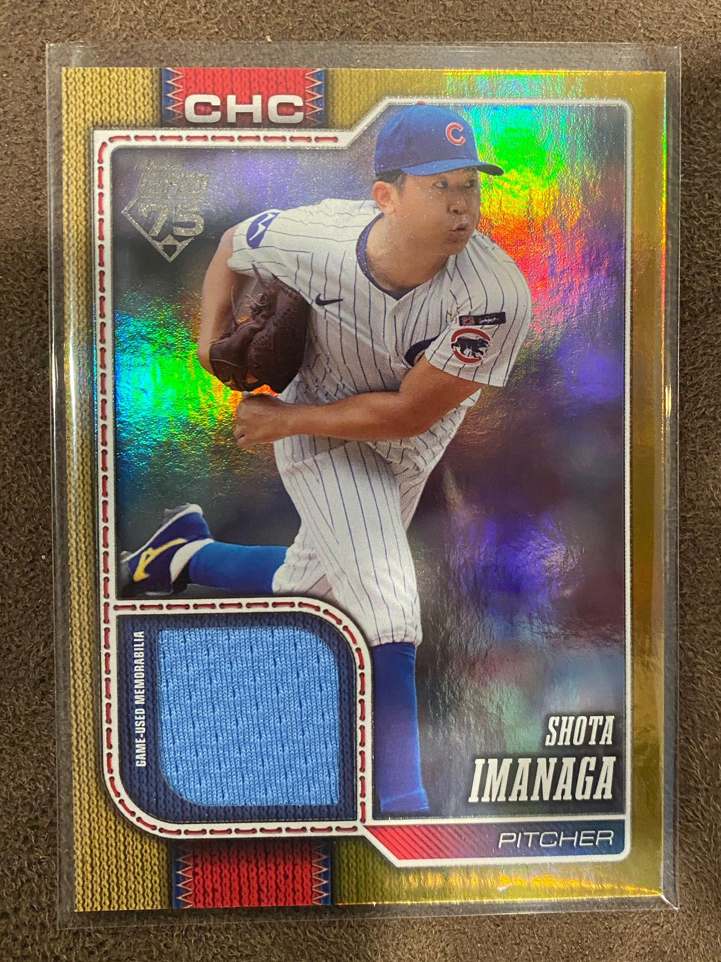 Shota Imanaga - 2026 Topps Series 1 - Real One RELIC GOLD /50 - Cubs