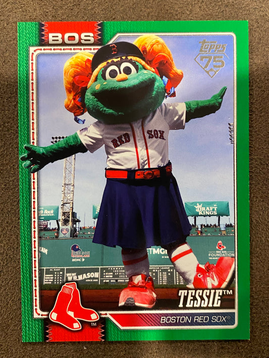 Tessie - 2026 Topps Series 1 - GREEN /99 - Red Sox