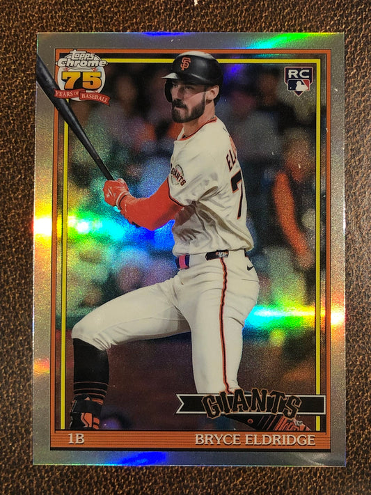 Bryce Eldridge - 2026 Topps Chrome - 1991 Insert - Giants