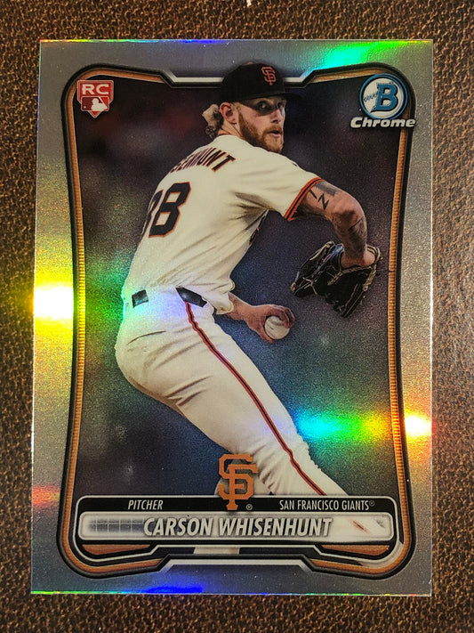 Carson Whisenhunt - 2026 Bowman - Red Rookie Refractor - Giants
