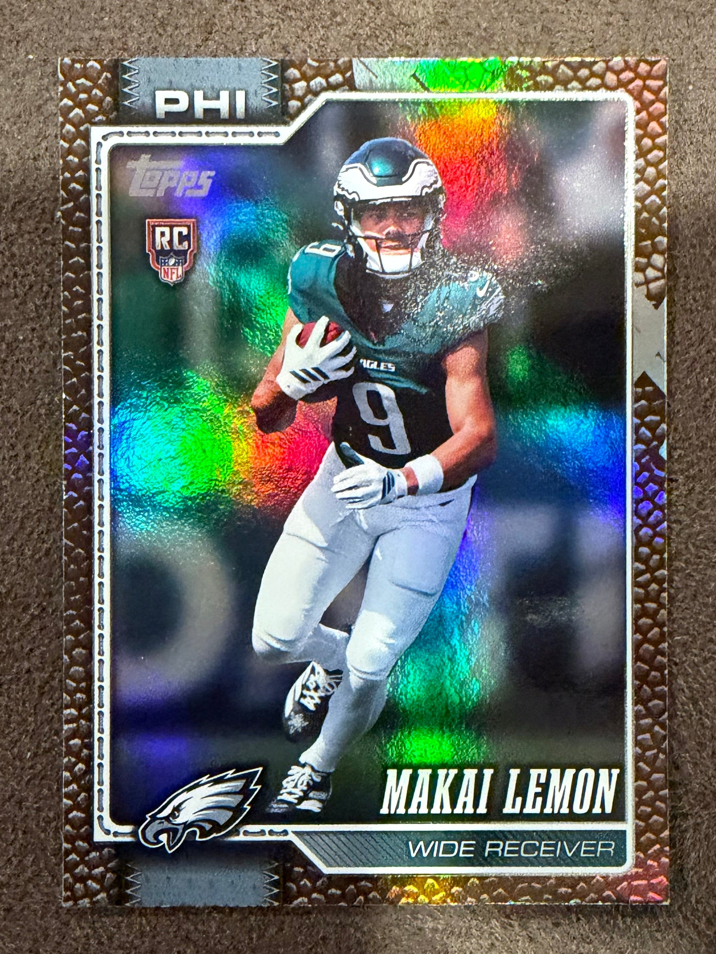 Makai Lemon - 2026 Topps Flagship - Football Leather - Eagles