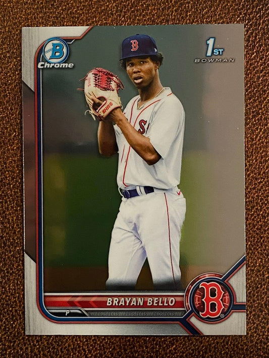 Brayan Bello - 2022 Bowman - 1st Chrome - Red Sox