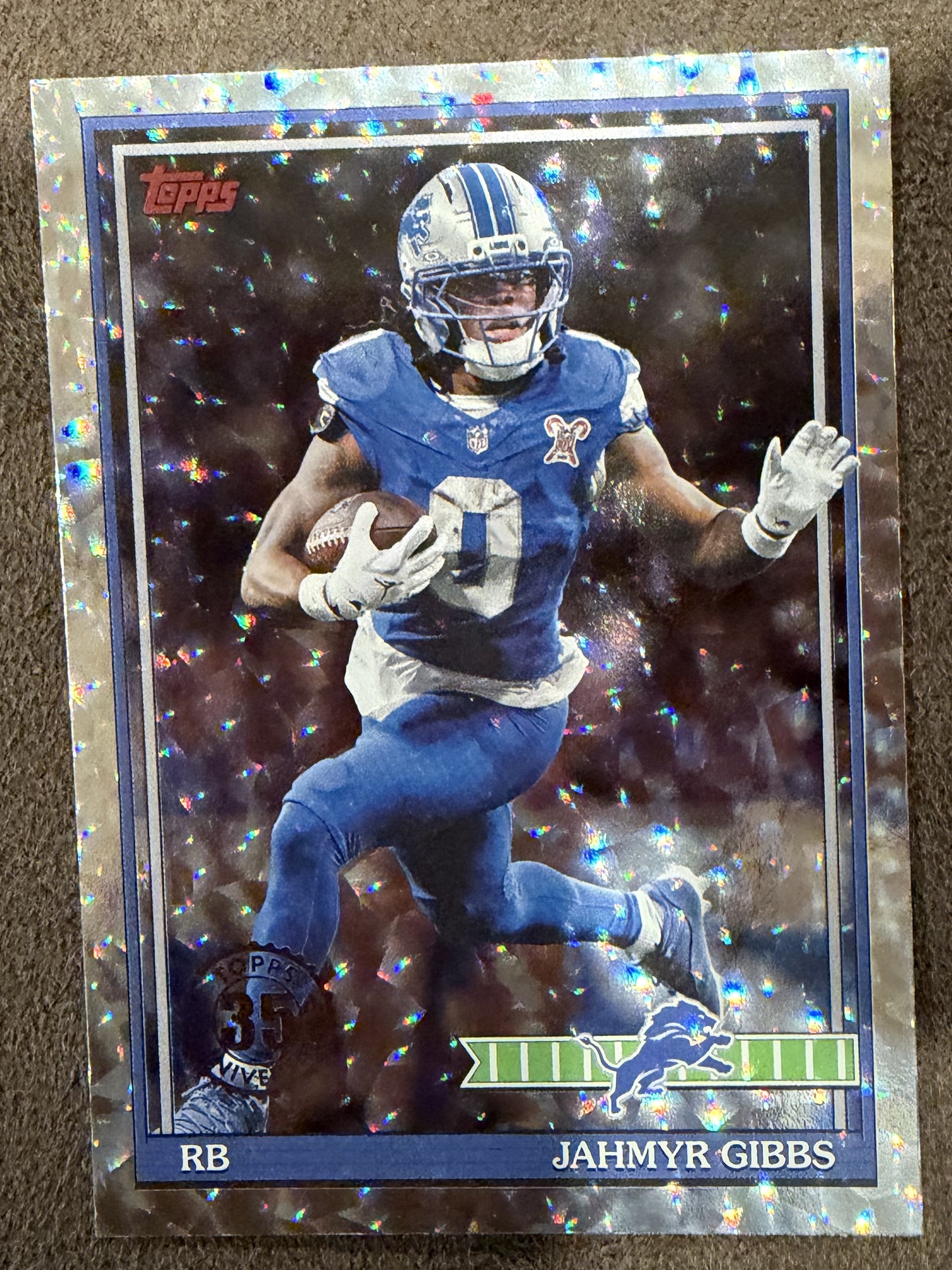 Jahmyr Gibbs - 2026 Topps Flagship - 1991 Crackle - Lions