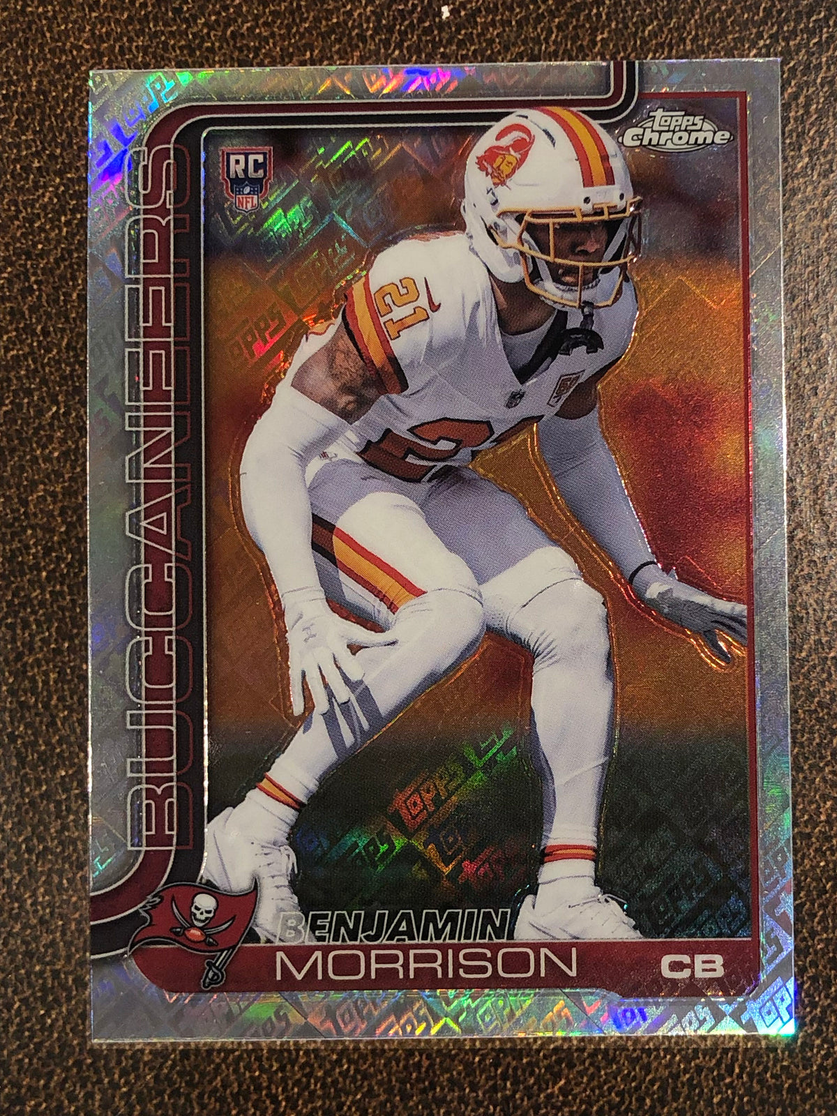Benjamin Morrison - 2025 Topps Chrome - Topps Foil - Buccaneers
