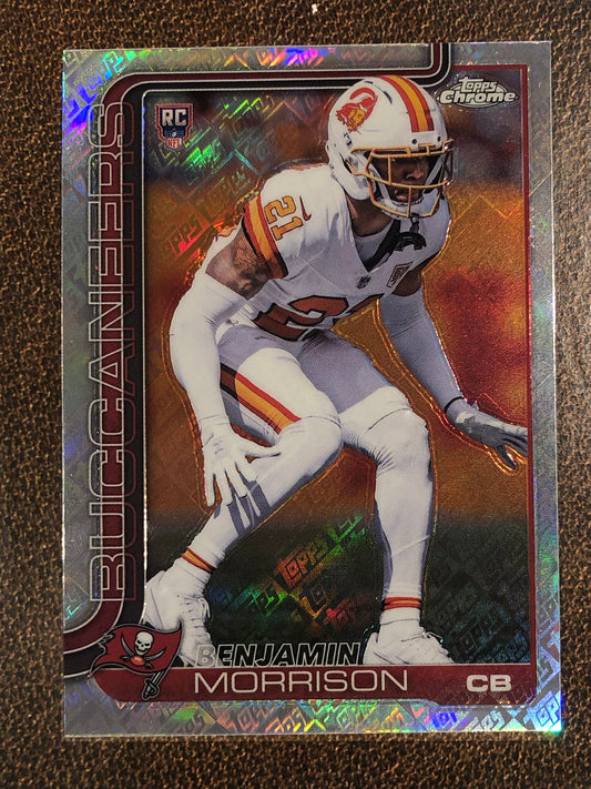 Benjamin Morrison - 2025 Topps Chrome - Topps Foil - Buccaneers
