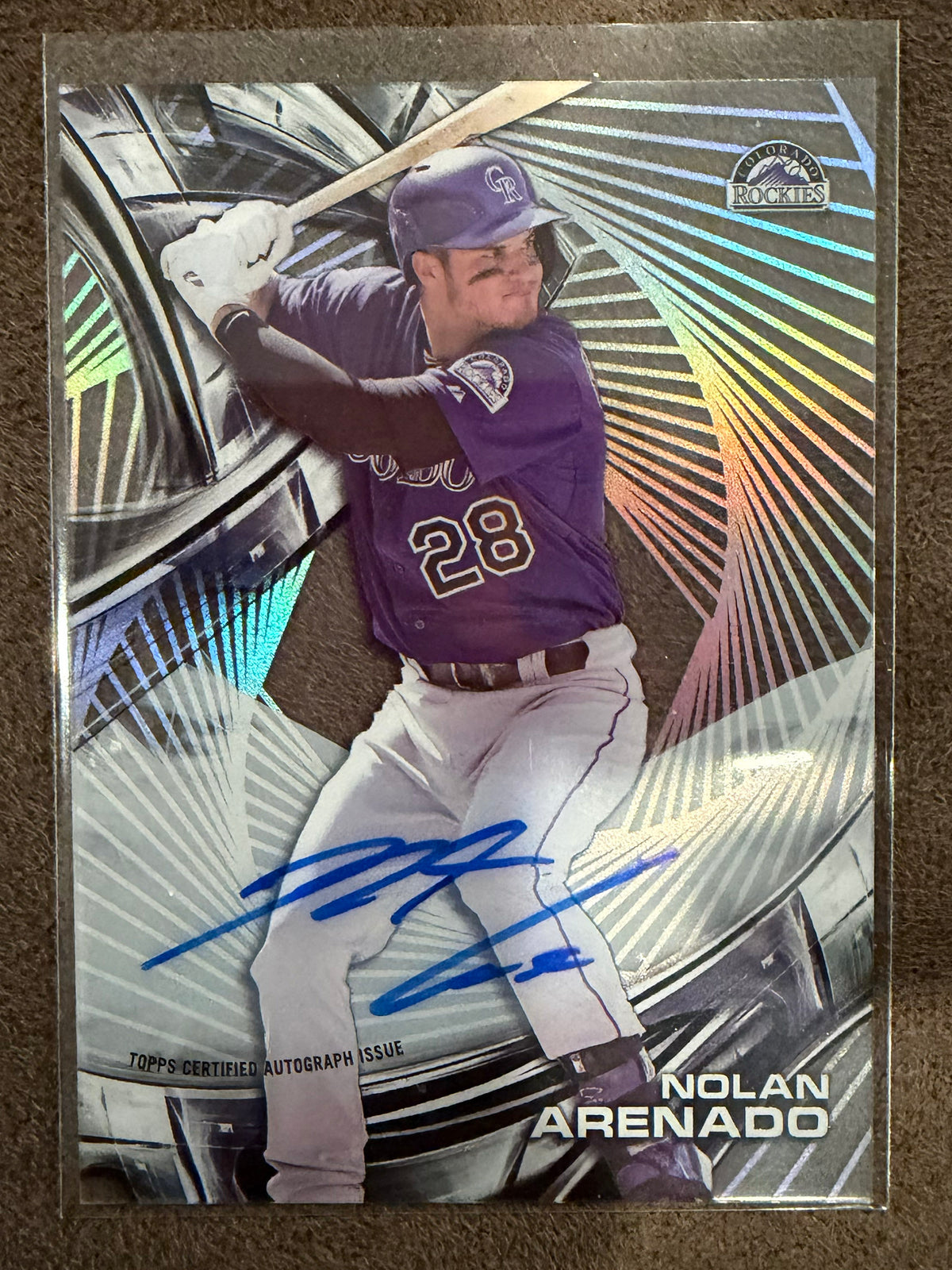 Nolan Arenado - 2016 Topps Tek - Acetate AUTO - Rockies
