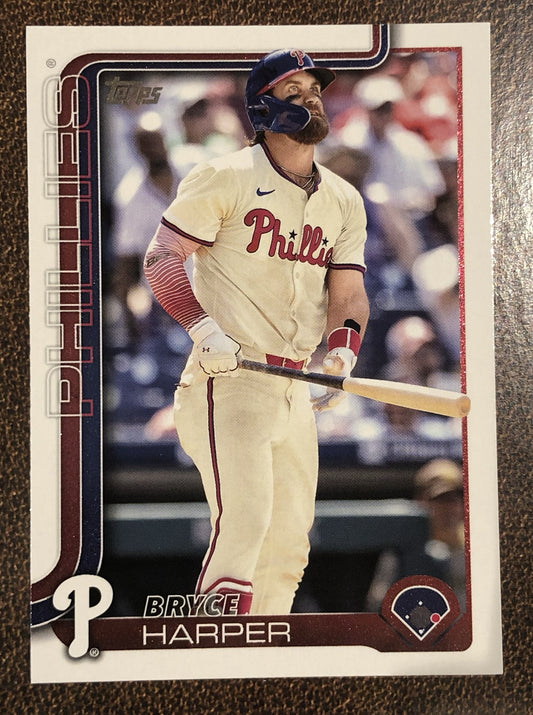 Bryce Harper - 2025 Topps Series 1 - Base Card - Phillies