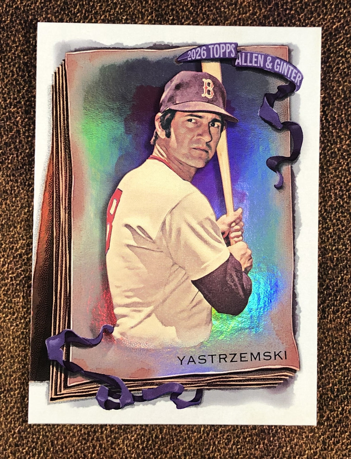 Carl Yastrzemski - 2026 Topps Allen & Ginter - Silver Portrait Foil - Red Sox