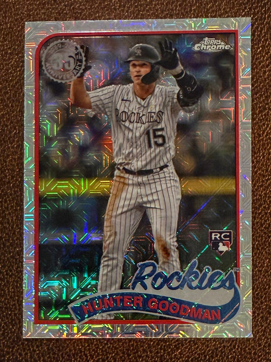 Hunter Goodman - 2024 Topps Update - Silver Pack Mojo Refractor - Rockies