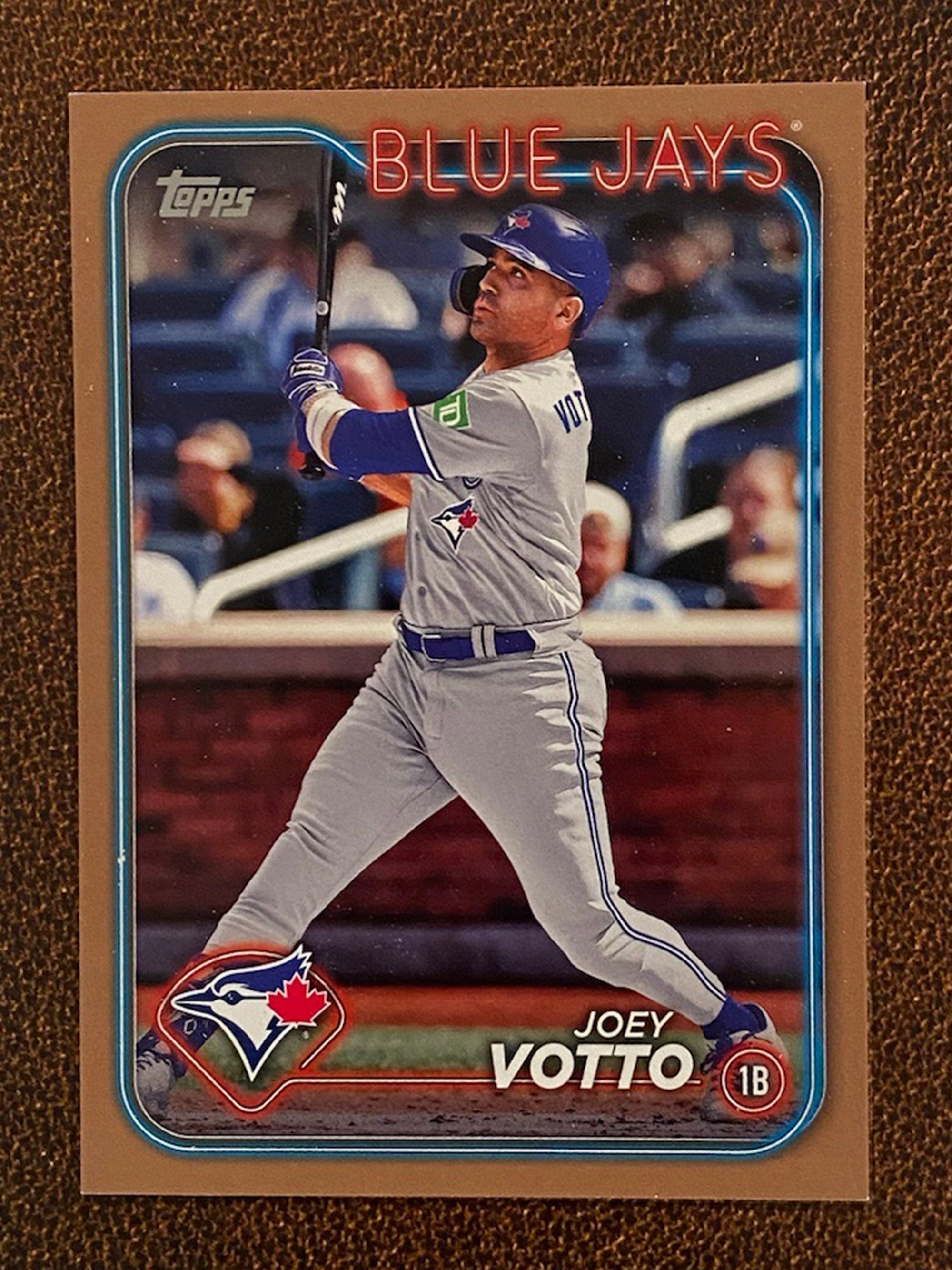 Joey Votto 2024 Topps Update Gold /2024 Blue Jays Western NY