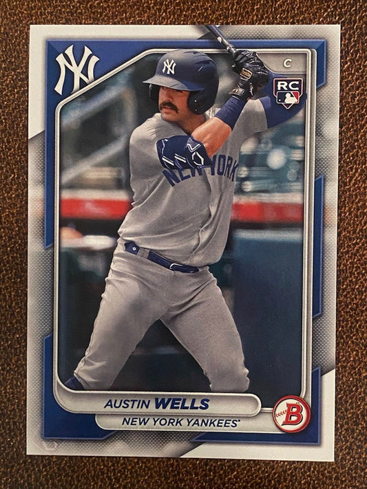 Austin Wells - 2024 Bowman - Base Paper - Yankees