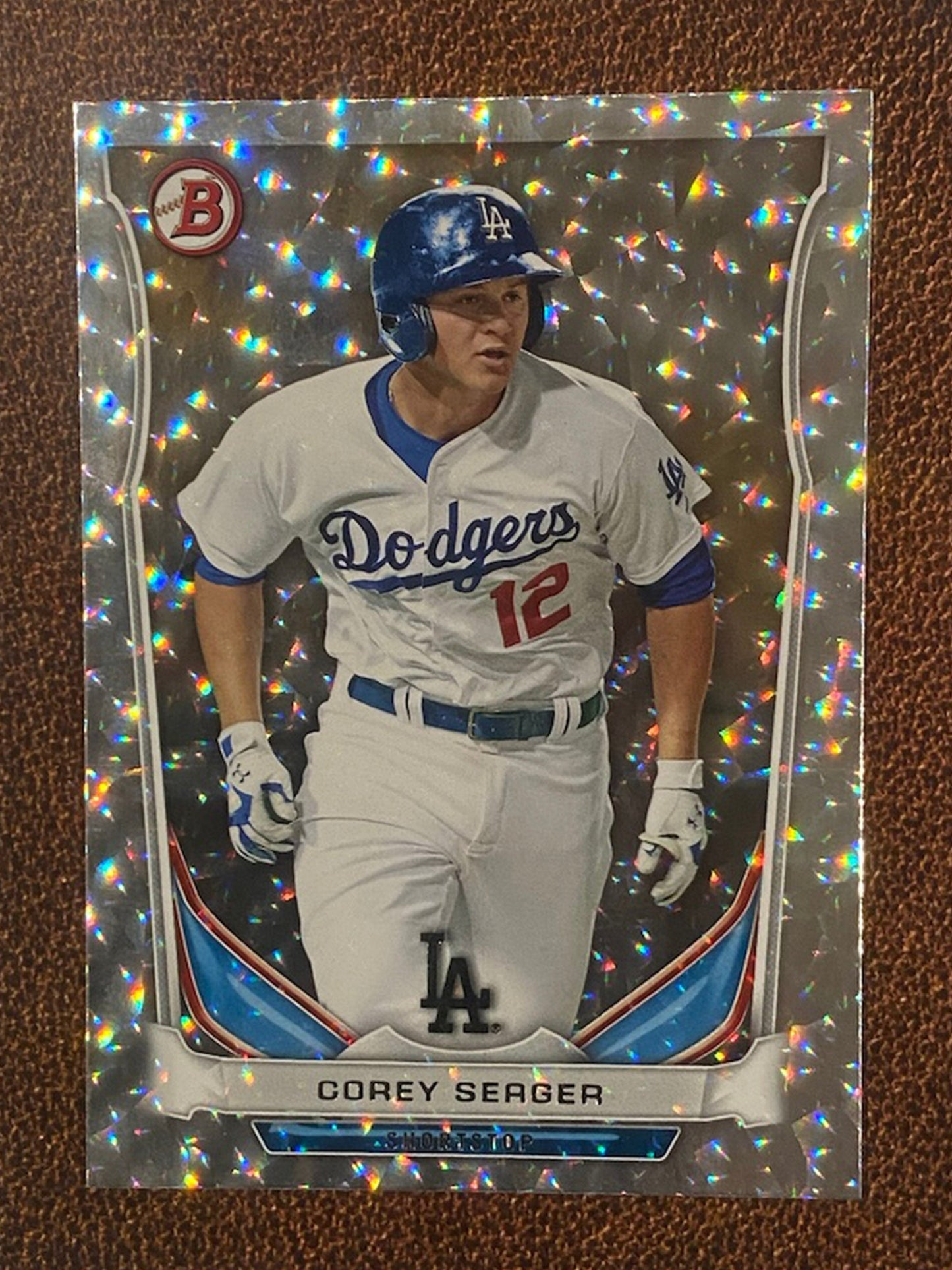 Corey Seager - 2014 Bowman - Ice Foil Parallel - Dodgers