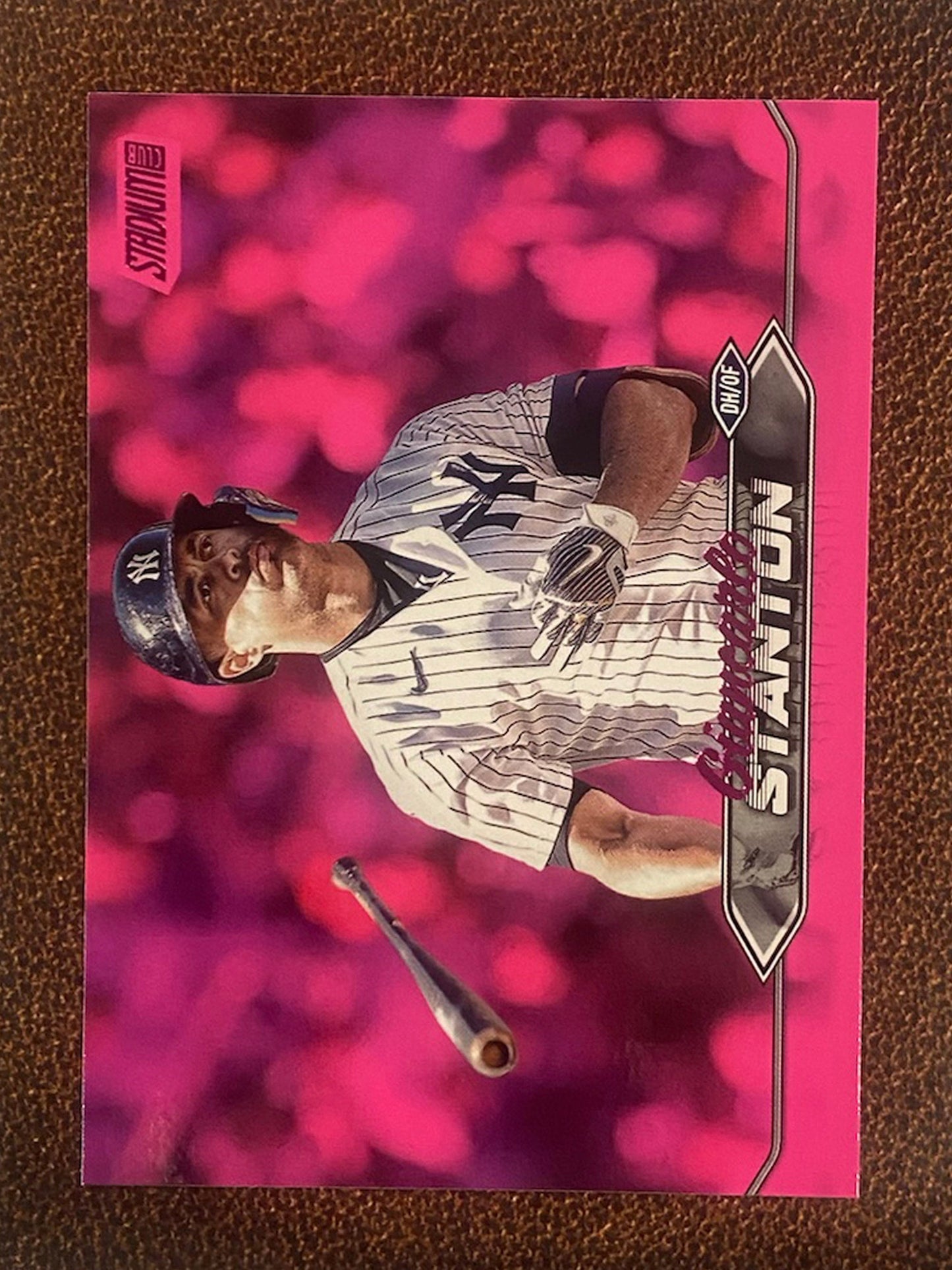 Giancarlo Stanton - 2024 Topps Stadium Club - Pink Foil - Yankees