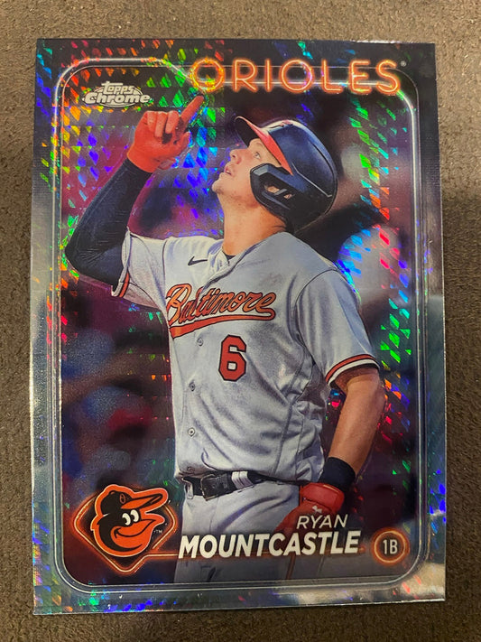 Ryan Mountcastle - 2024 Topps Chrome - Prism Refractors - Orioles