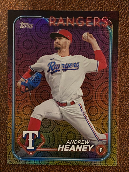 Andrew Heaney - 2024 Topps Series 2 - Holiday Parallel - Rangers