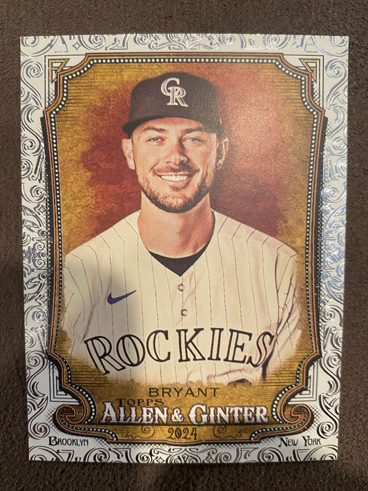 Kris Bryant - 2024  Allen and Ginter - Foil Filigree - Rockies