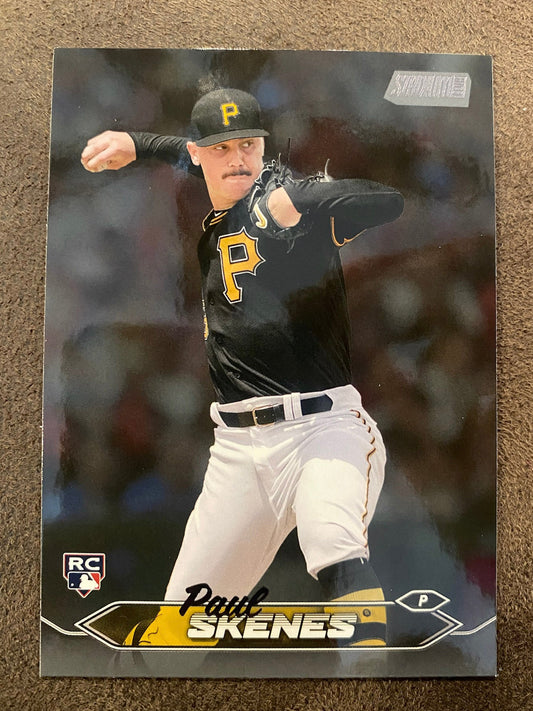 Paul Skenes - 2024 Topps Stadium Club - Black Foil - Pirates