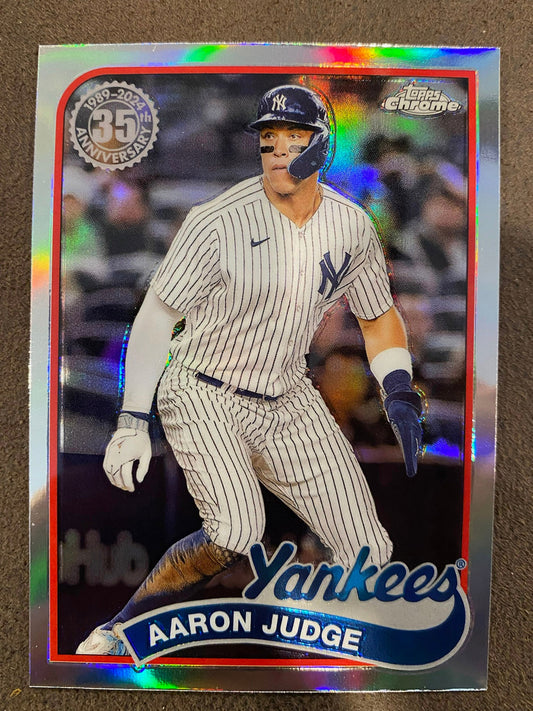 Aaron Judge - 2024 Topps Chrome - 1989 Refractor - Yankees