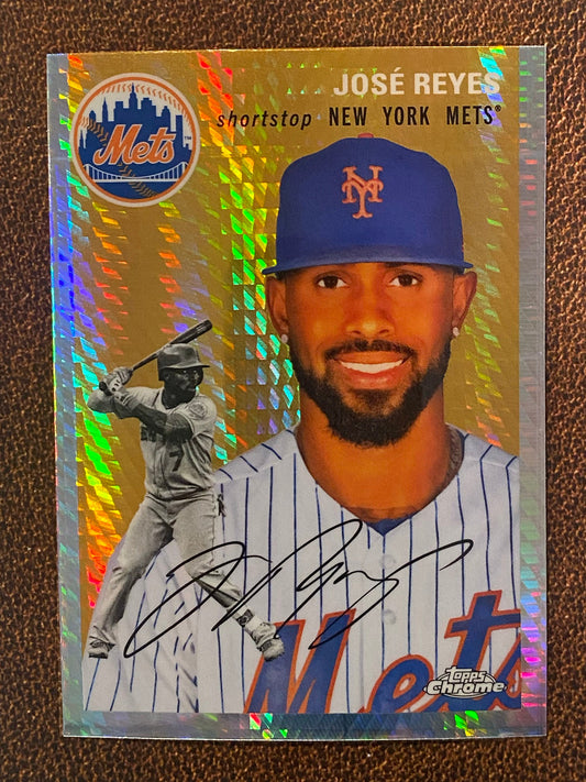 Jose Reyes - 2023 Topps Chrome Platinum Anniversary - Prism Refractor - Mets