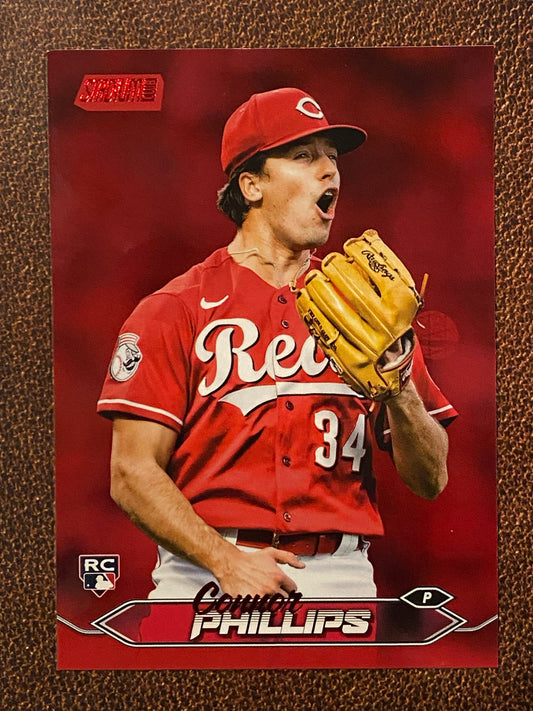 Connor Phillips - 2024 Topps Stadium Club - Red Foil - Reds