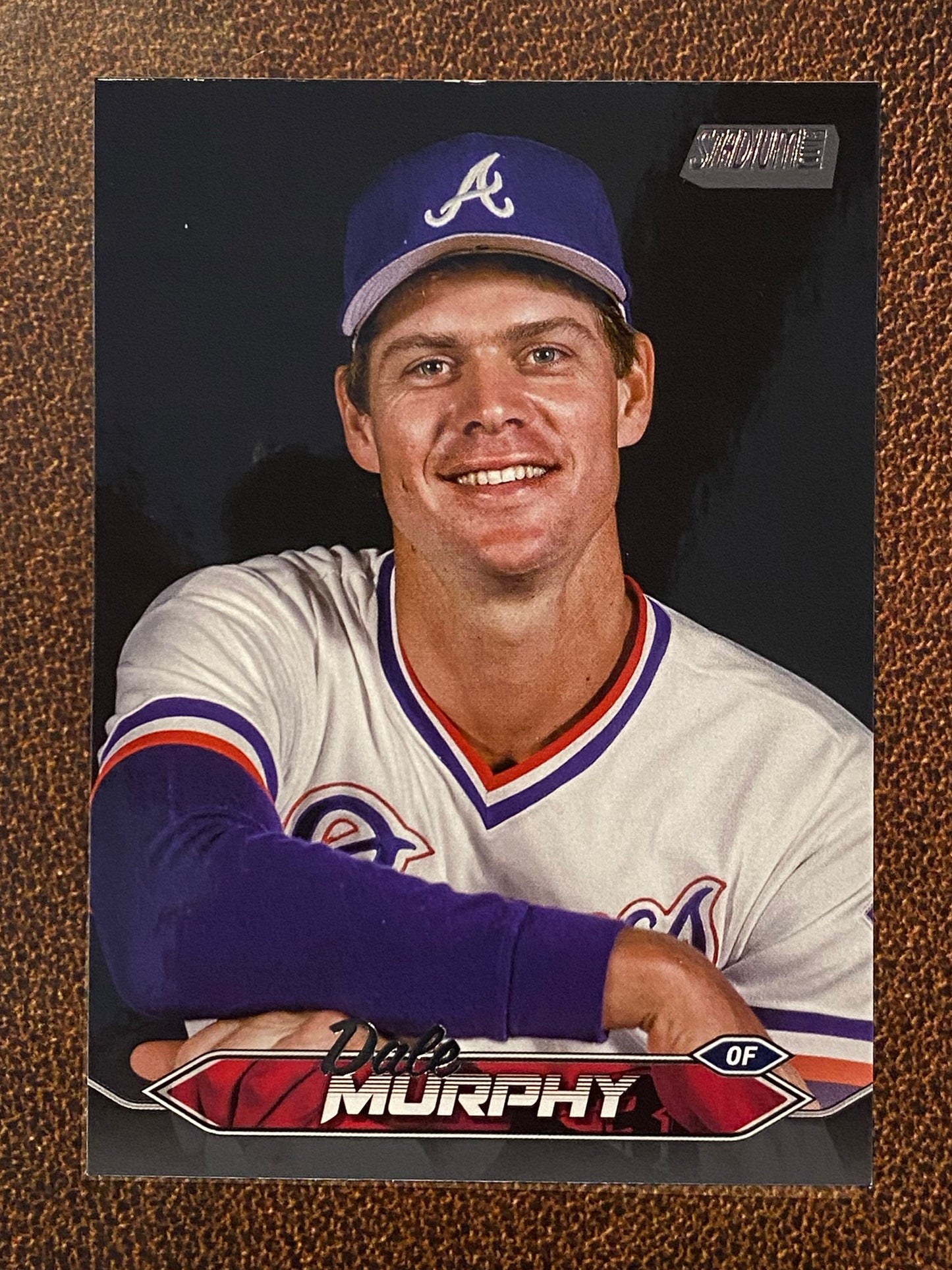 Dale Murphy - 2024 Topps Stadium Club - Black Foil - Braves