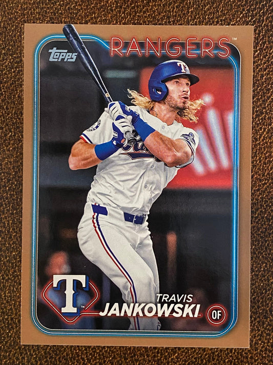 Travis Jankowski - 2024 Topps Update - Gold /2024 - Rangers