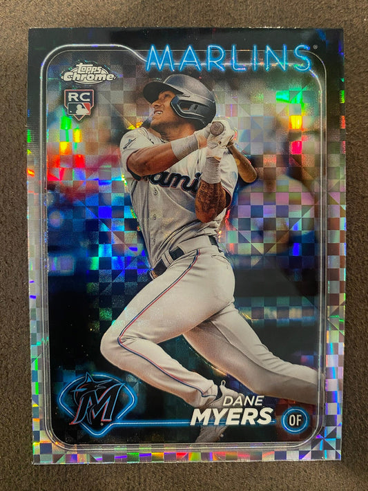 Dane Myers - 2024 Topps Chrome - XFractor - Marlins