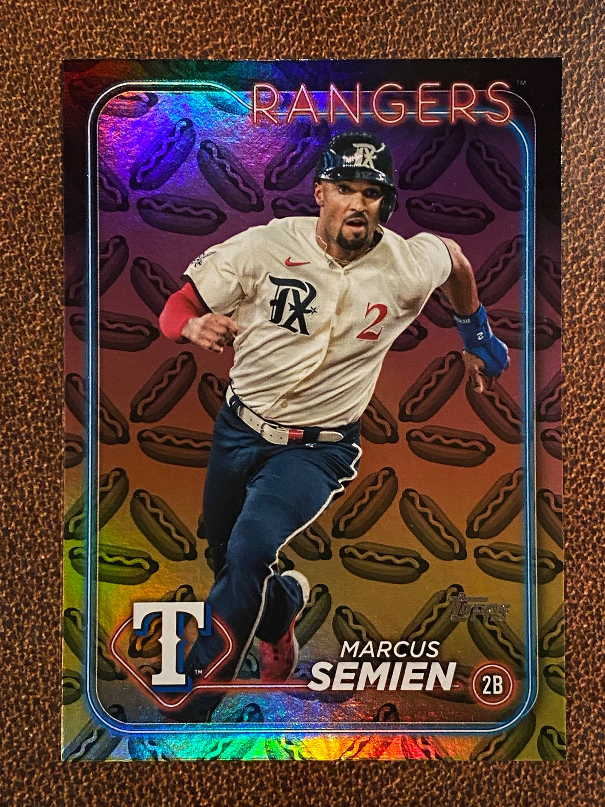 2024 Marcus Semien Topps Archives Signature Series On Card Auto 1/1  Athletics