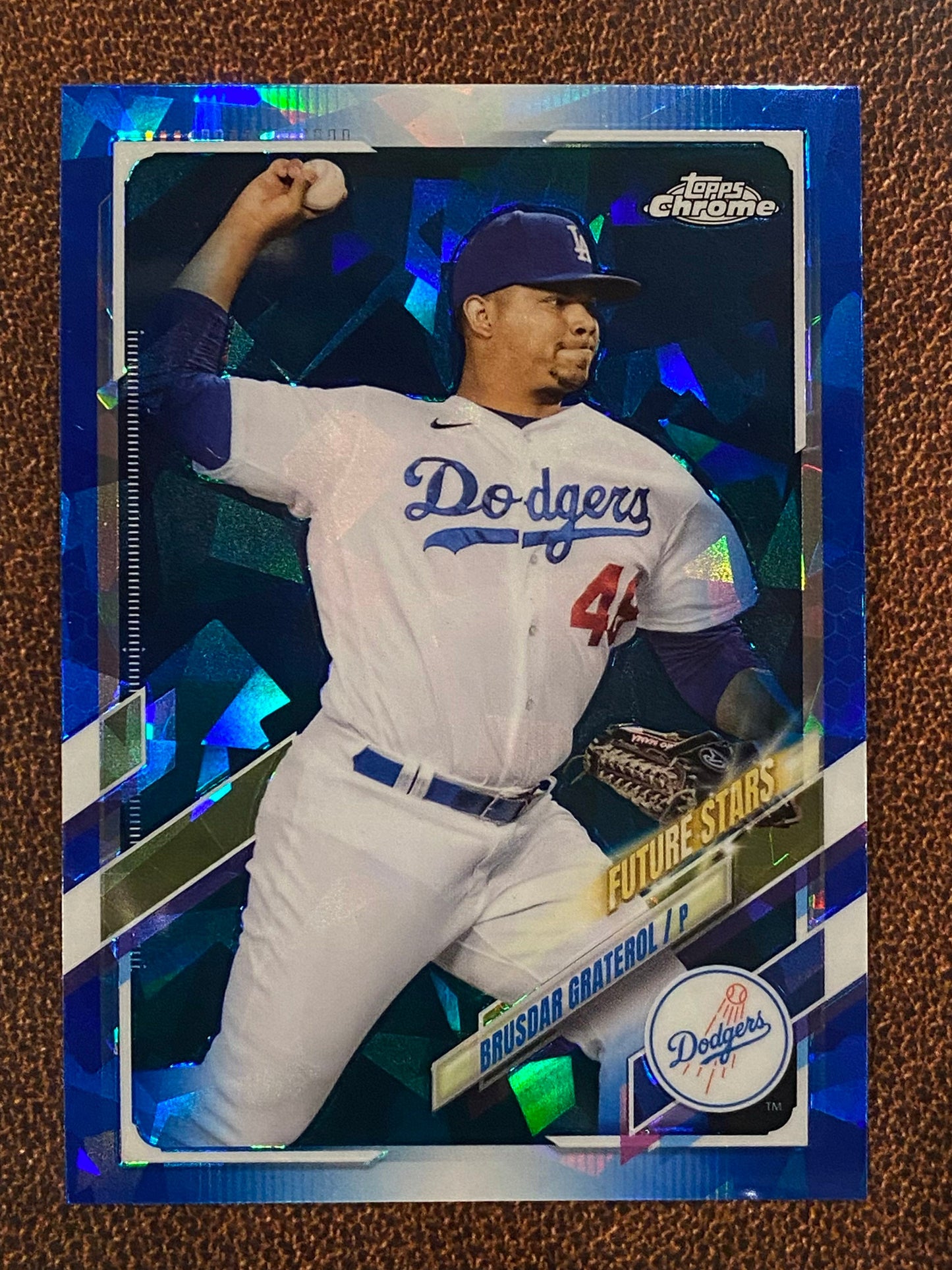 Brusdar Graterol - 2021 Topps Chrome Sapphire - Sapphire - Dodgers