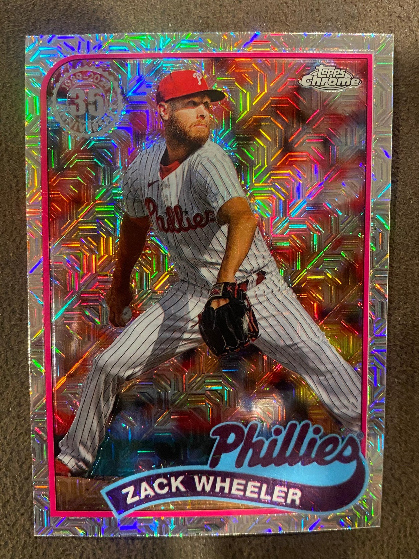 Zack Wheeler - 2024 Topps Update - Silver Pack Mojo Refractor - Phillies